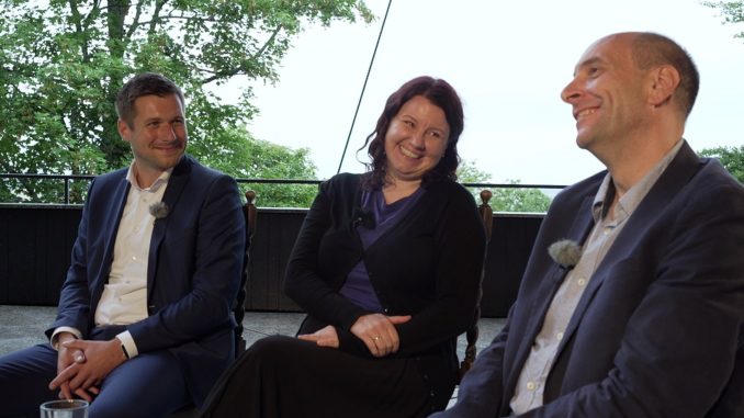 Nicolas Lahovnik, Eva Beck und Matthias Fischer