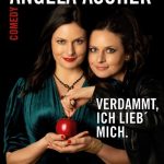 Plakat Angela Acher "Verdammt ich lieb mich"