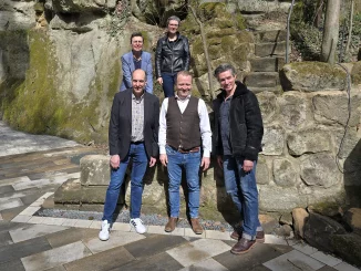 Die Schöpfer des Freilichttheaterdreiecks auf der Naturbühne Trebgast