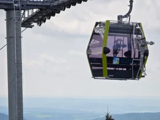 Eine Seilbahn am Ochsenkopf
